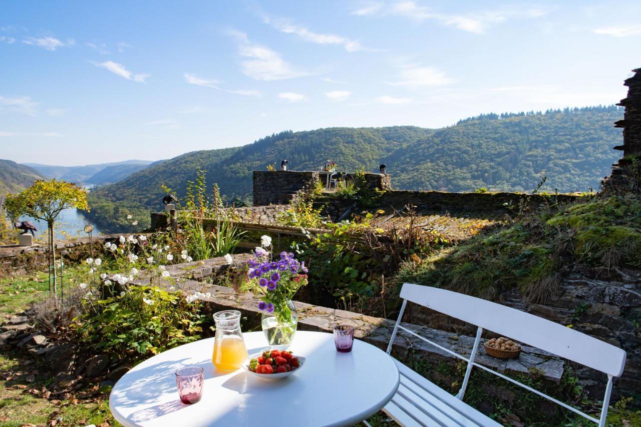 Kutscherhaus auf Burg Coraidelstein Klotten Exterior foto